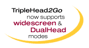 TripleHead2Go now supports widescreen & DualHead modes